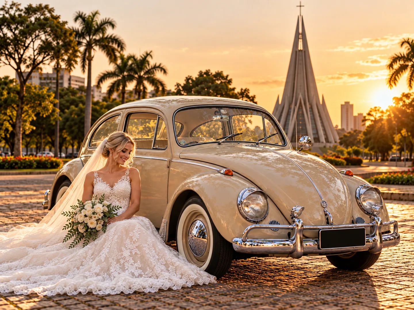Imagem promocional de Ensaios fotográficos com veículo clássico