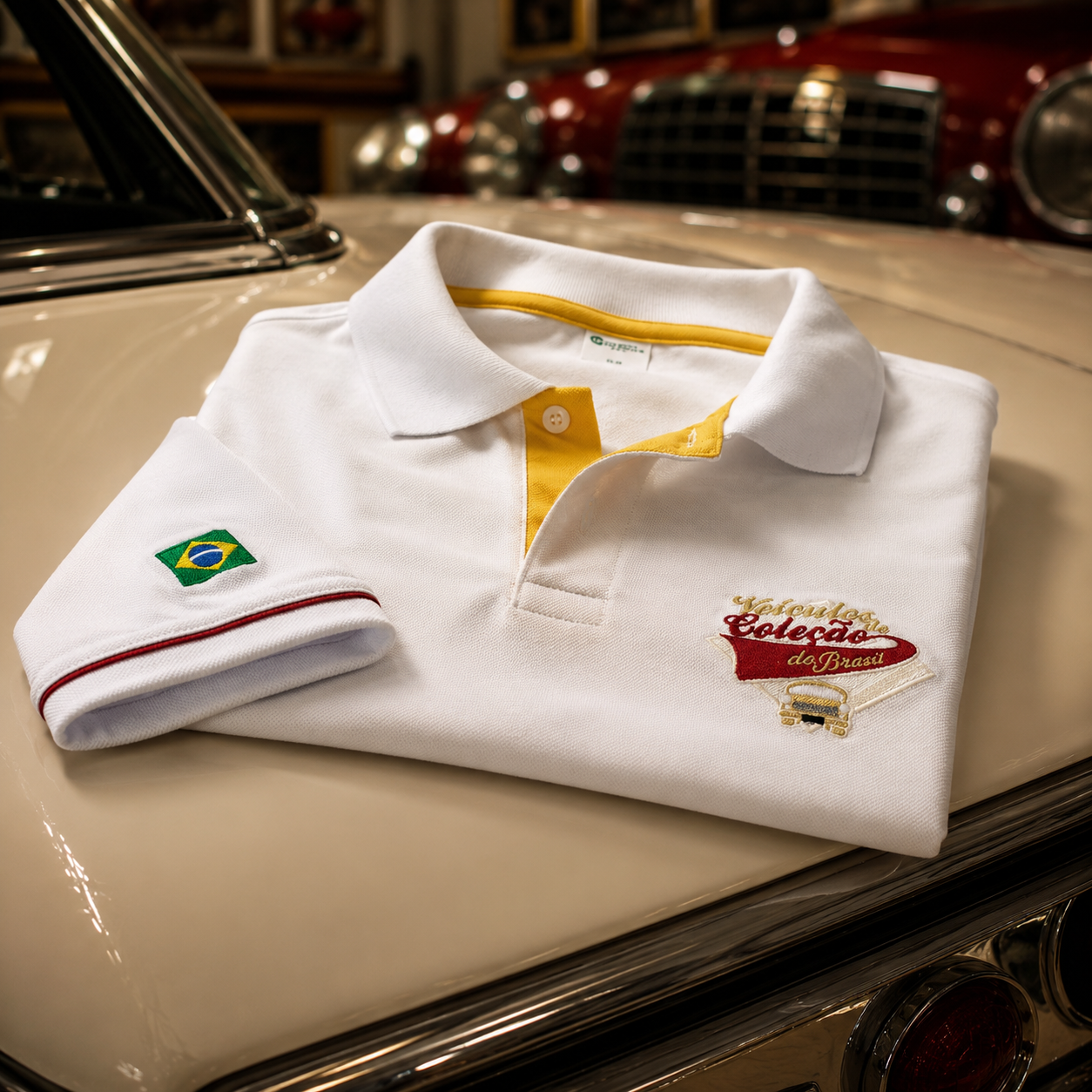 Camisa Polo Clube Veículos de Coleção do Brasil
